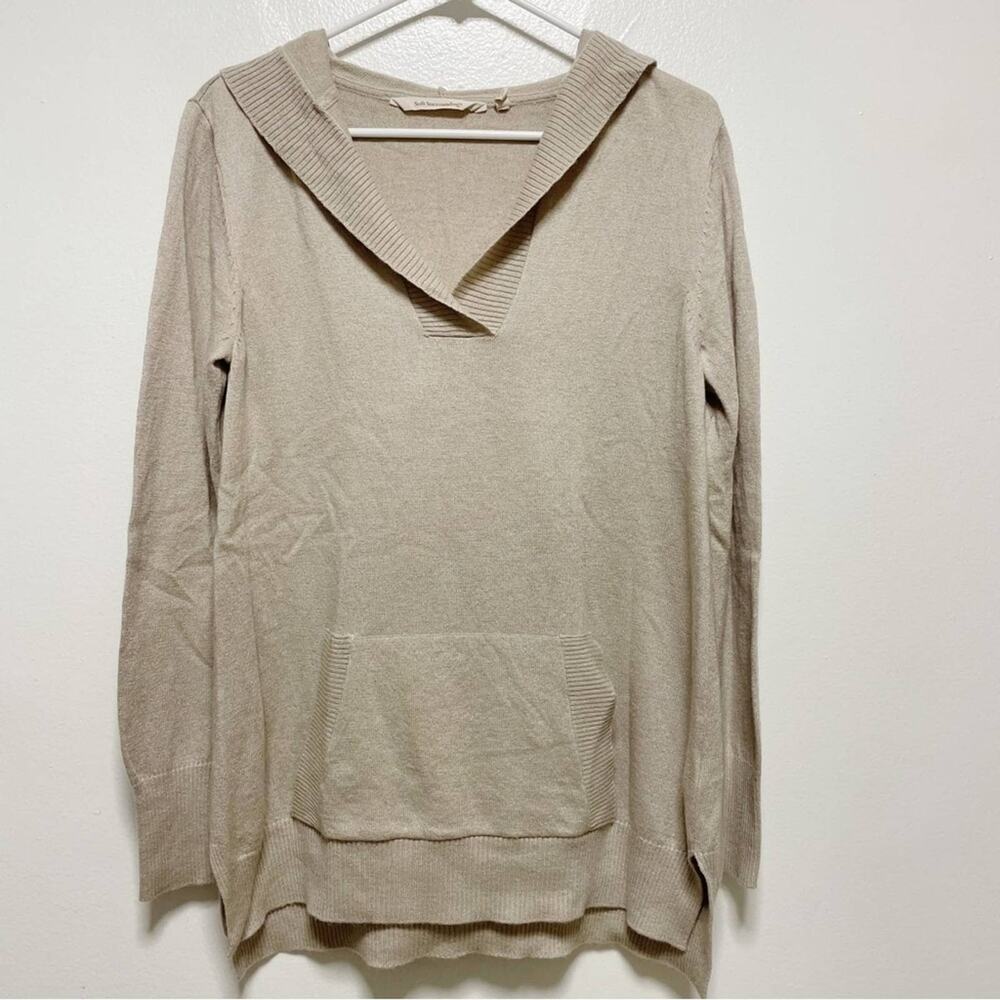Soft Surroundings Siesta Soft Tunic Tan Sweater